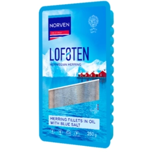 оселедець Lofoten з блакитною сіллю