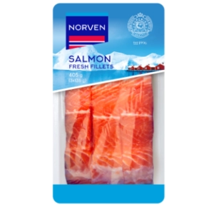 SALMON Fresh Fillets (Portions 3x135g)